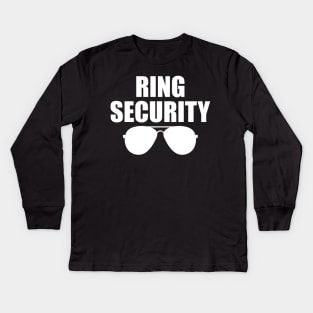 Ring Security w Kids Long Sleeve T-Shirt